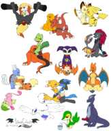 Charizard Digimon Fennekin Growlithe Impmon Lucario Lugia Mawile Meowth Mew Patamon Pikachu Porkyman Renamon Scrafty Snivy Treecko Typhlosion VibrantEchoes Wartortle Zoroark
2000x2350 // 492KB // png
December 8, 2021; 21:38
