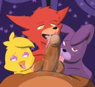 Bonnie Chica Five_Nights_at_Freddy's Foxy Freddy_Fazbear Rule_63 tulipfox21
1804x1655 // 849KB // png
December 25, 2025; 00:34