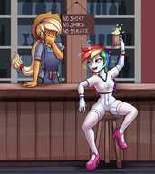 Applejack Equestria_Girls Friendship_is_Magic My_Little_Pony Rainbow_Dash zachc
1600x1800 // 2.0MB // png
February 4, 2026; 11:36